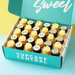 30 Australia's Biggest Morning Tea Mini Cupcake Gift Box (VEGAN) -  Cupcake Central