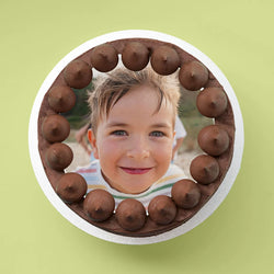 Chocolate Custom Photo Cake (VEGAN & GF) -  Cupcake Central