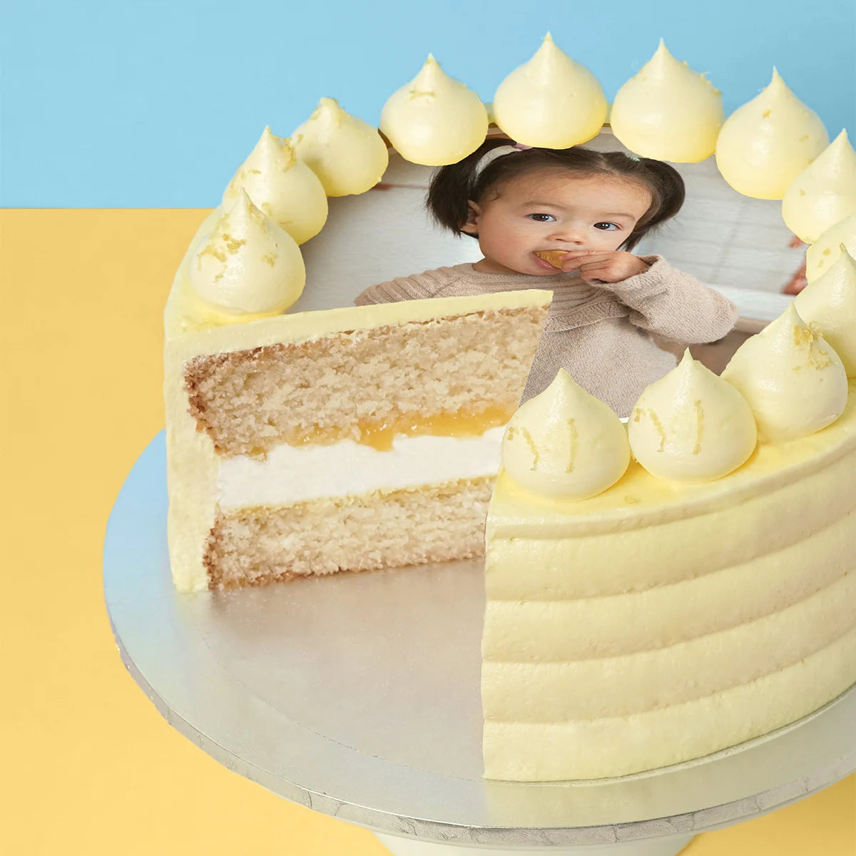 Lemon Custom Photo Cake -  Cupcake Central