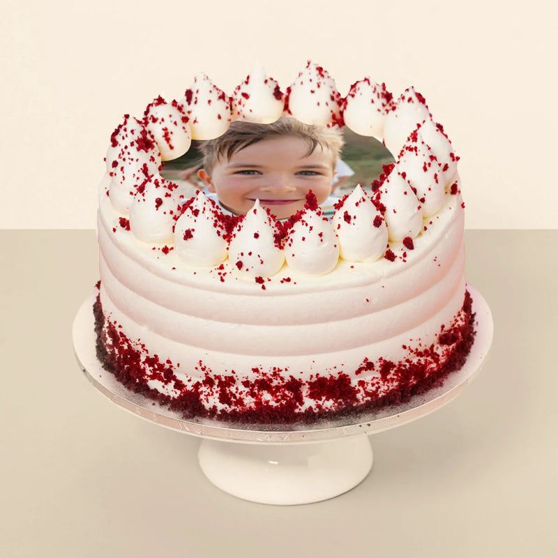 Red Velvet Photo Cake
