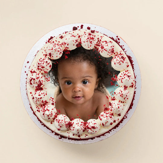 Red Velvet Photo Cake