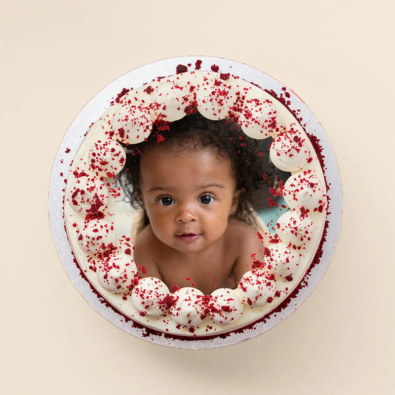 Red Velvet Photo Cake