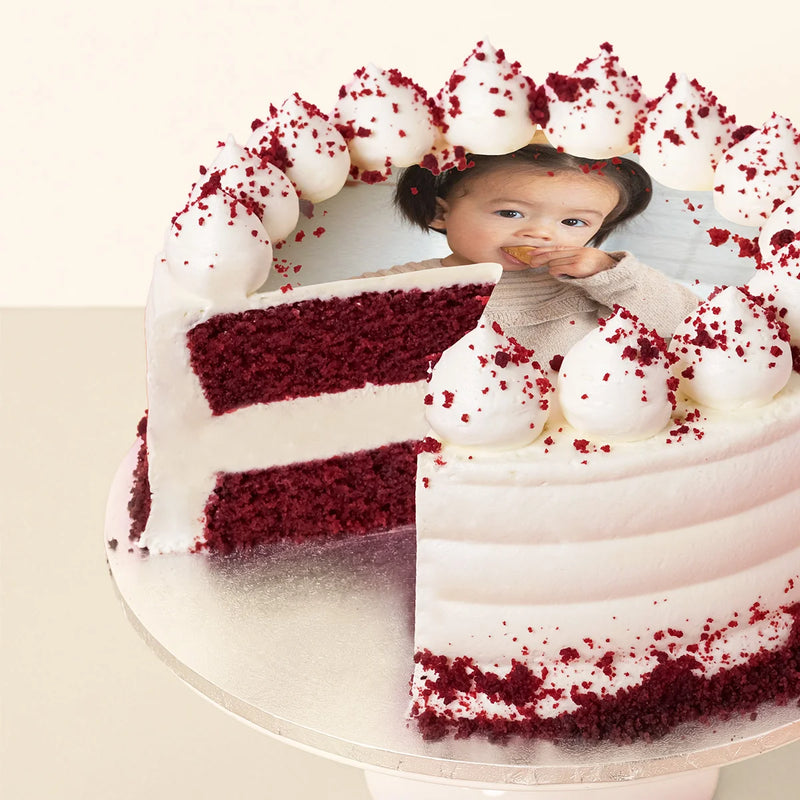 Red Velvet Photo Cake