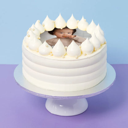 Vanilla Custom Photo Cake -  Cupcake Central