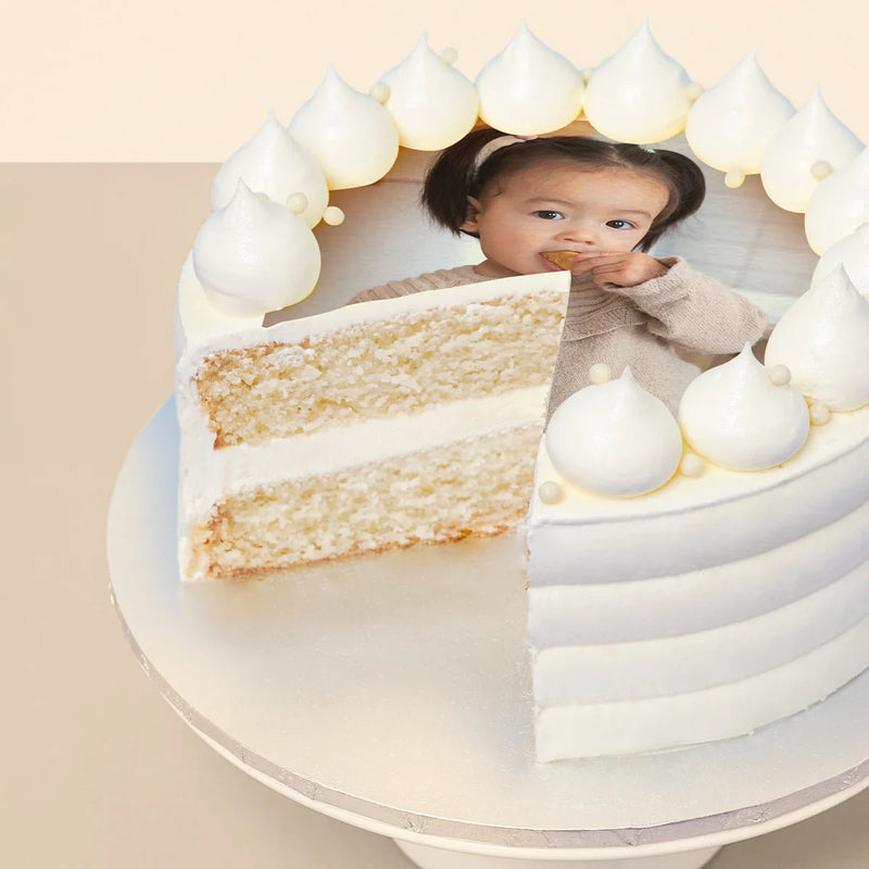 Vanilla Photo Cake