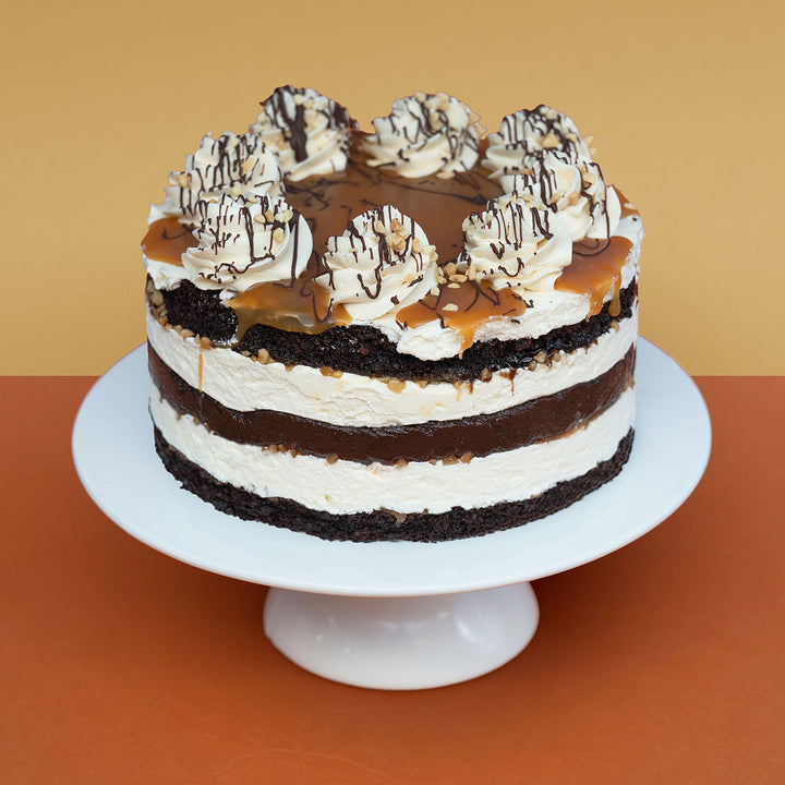 Snickers Naked Cake - (V) (GF) -  Cupcake Central