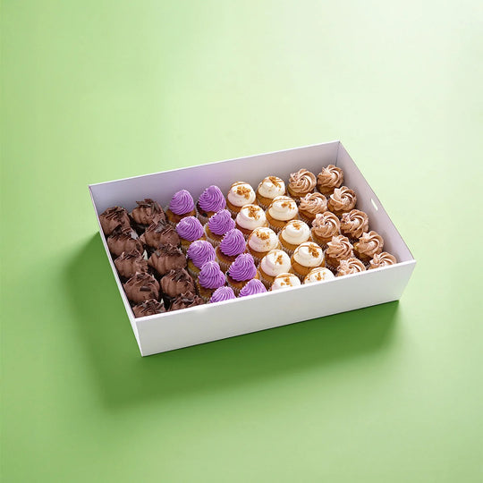 40 Mini Cupcake Catering Dessert Box (VEGAN) -  Cupcake Central