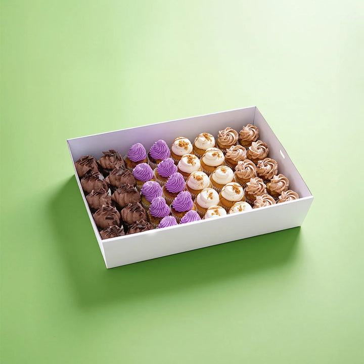 40 Mini Cupcake Catering Dessert Box (VEGAN) -  Cupcake Central