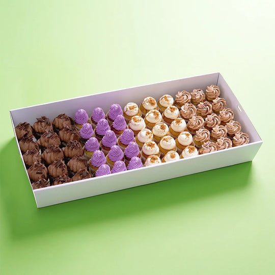 60 Mini Cupcake Catering Dessert Box (VEGAN) -  Cupcake Central