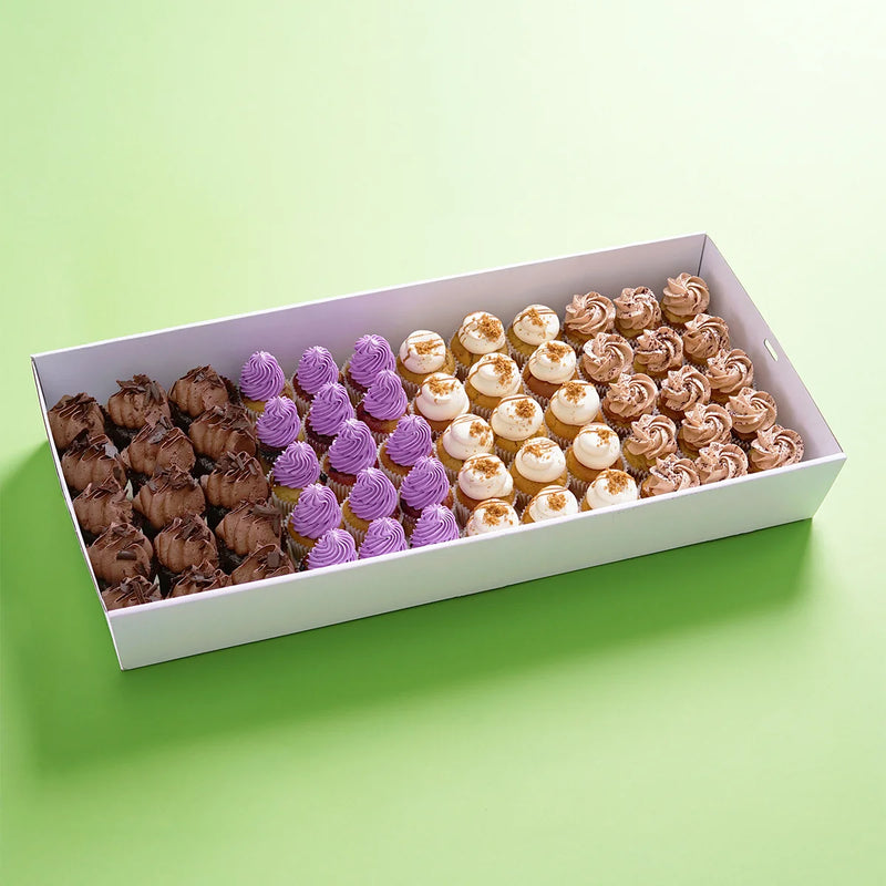 60 Mini Cupcake Catering Dessert Box (VEGAN) -  Cupcake Central