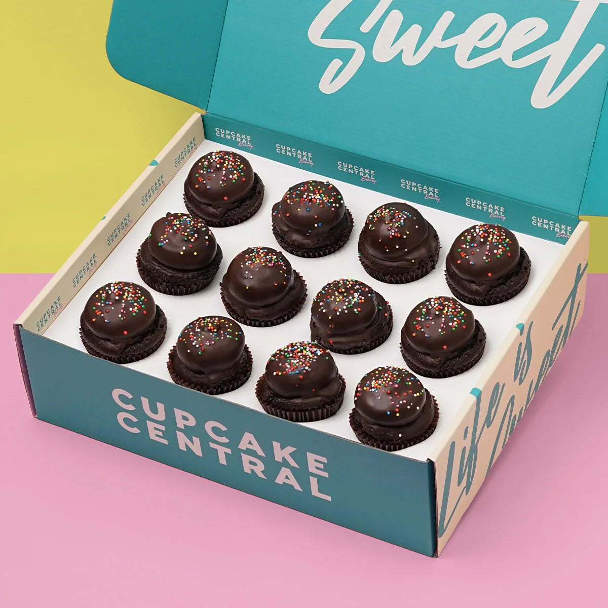 12 Chocolate Vegan (V+GF+LFM) Cupcake Gift Box -  Cupcake Central