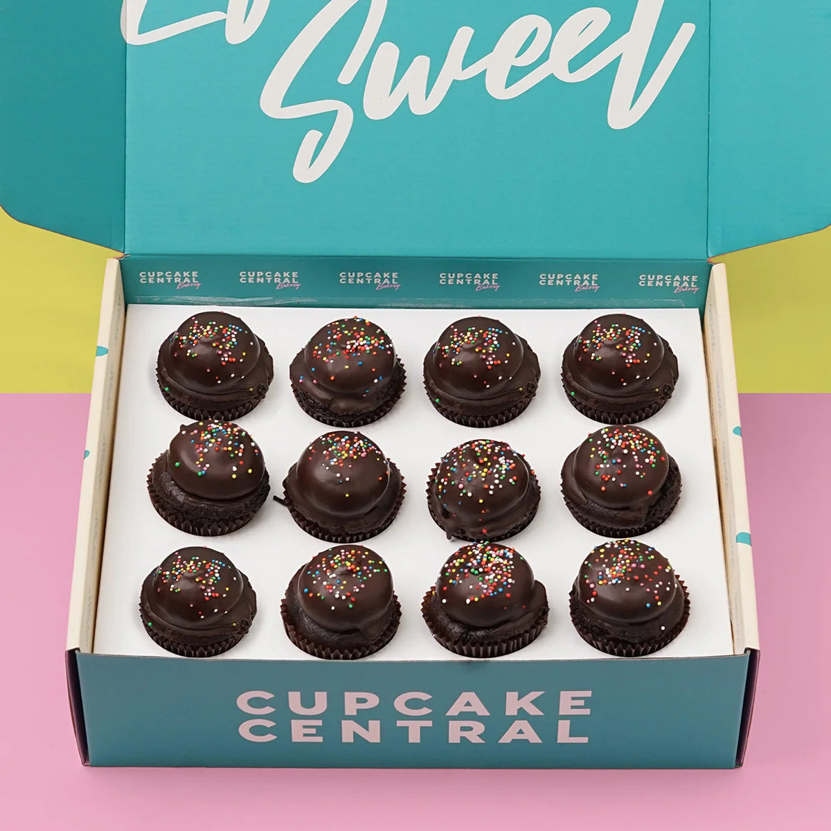 12 Chocolate Vegan (V+GF+LFM) Cupcake Gift Box -  Cupcake Central