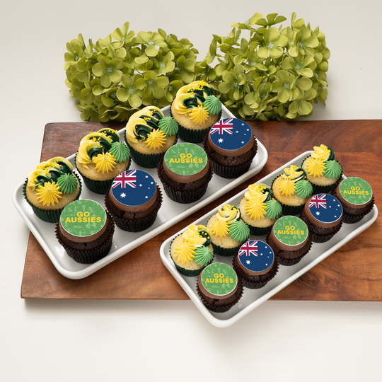 12 Commonwealth Games Cupcake Gift Box - (V)