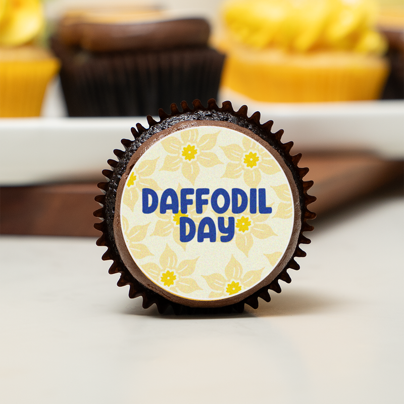 30 Daffodil Day Mini Cupcake Gift Box - (GF)