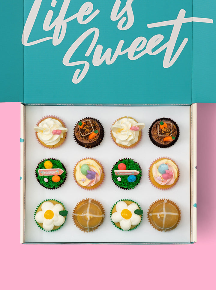 12 Easter Cupcake Gift Box