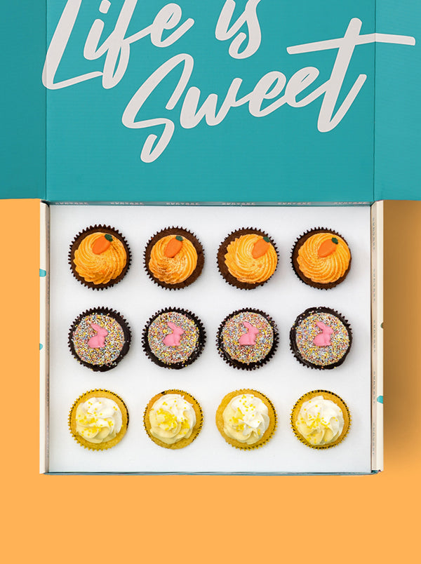 12 Easter Cupcake Gift Box (GF)