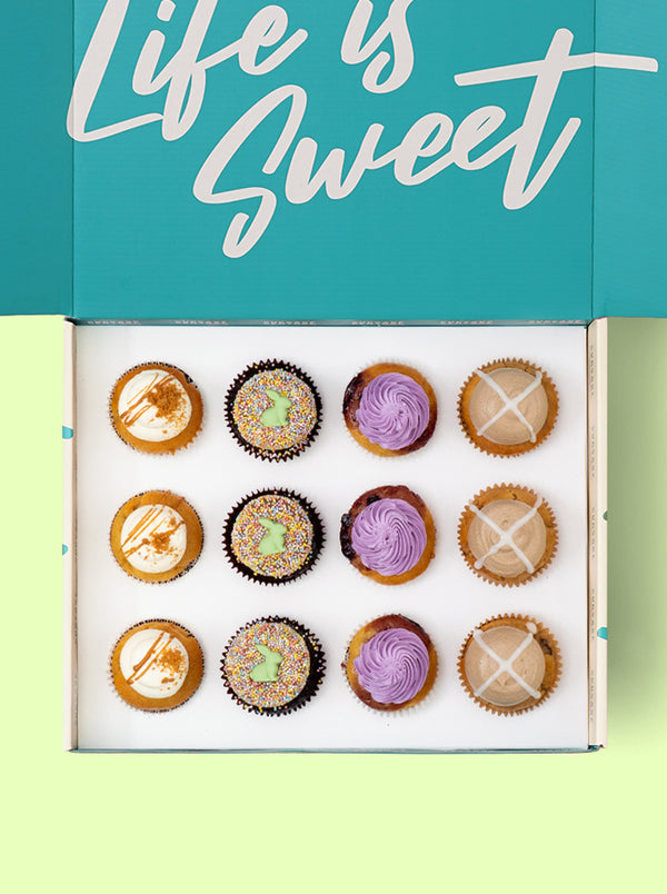 12 Easter Cupcake Gift Box (V)
