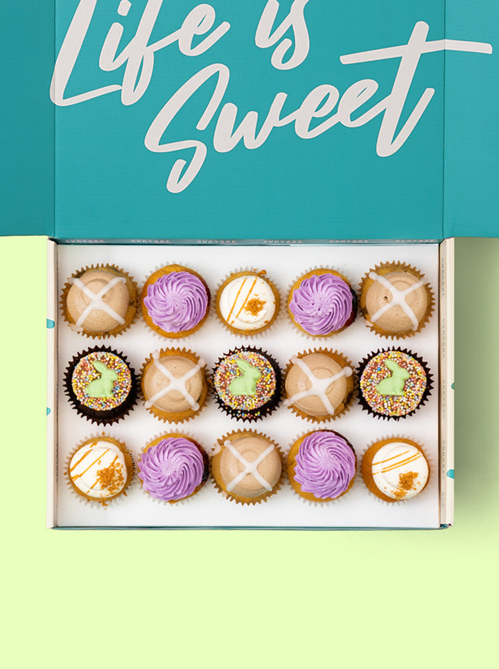 15 Easter Mini Cupcake Gift Box (V)