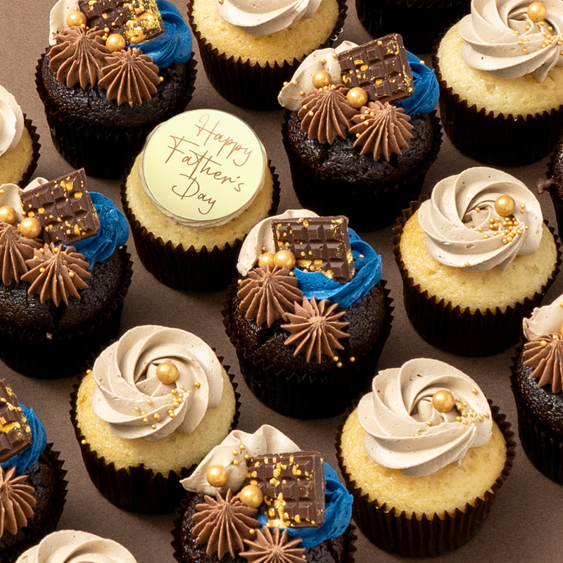 12 Father's Day Cupcake Gift Box - (V)