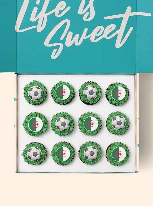 12 Algeria World Cup Cupcake Gift Box