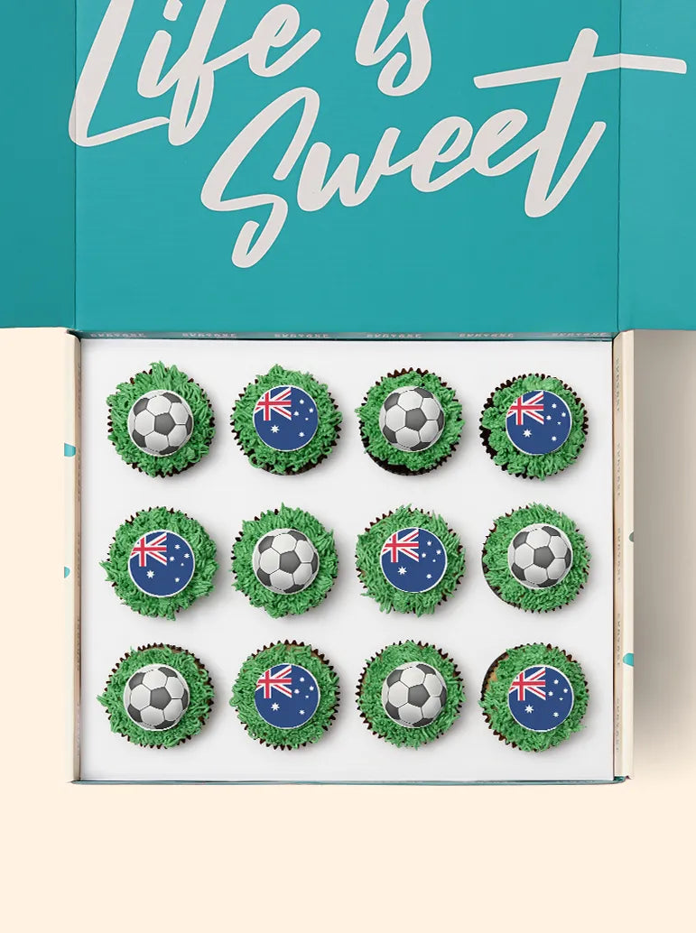12 Australia World Cup Cupcake Gift Box