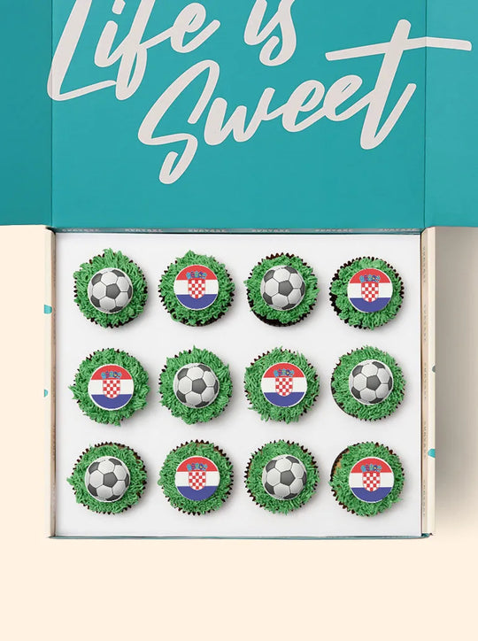 12 Croatia World Cup Cupcake Gift Box