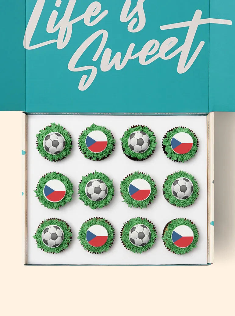 12 Czechia World Cup Cupcake Gift Box