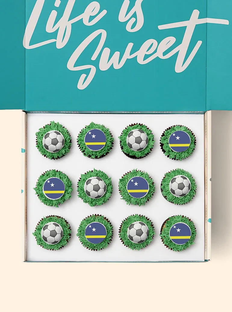 12 Curaçao World Cup Cupcake Gift Box