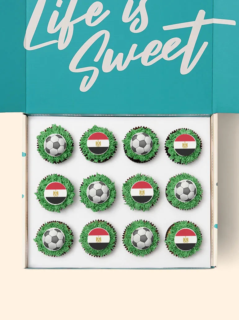 12 Egypt World Cup Cupcake Gift Box