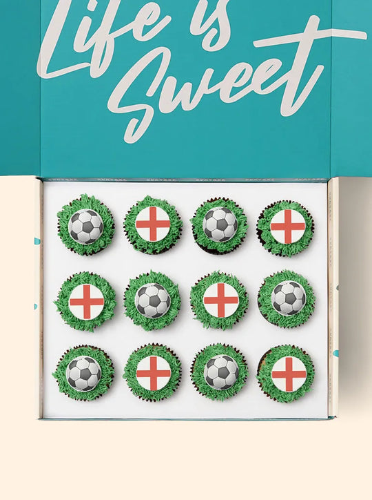 12 England World Cup Cupcake Gift Box