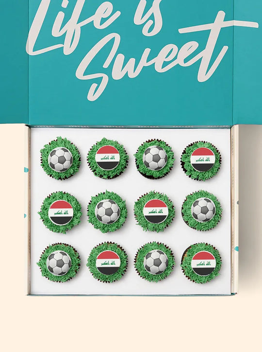 12 Iraq World Cup Cupcake Gift Box