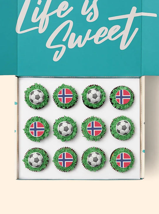 12 Norway World Cup Cupcake Gift Box