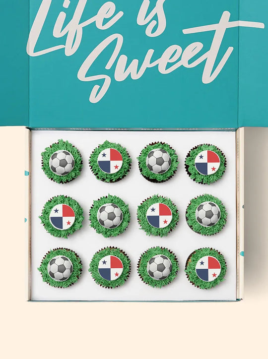 12 Panama World Cup Cupcake Gift Box