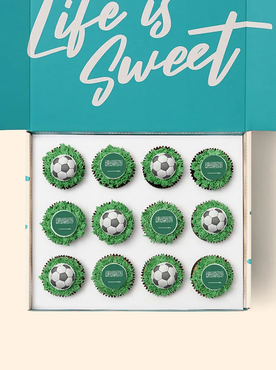 12 Saudi Arabia World Cup Cupcake Gift Box