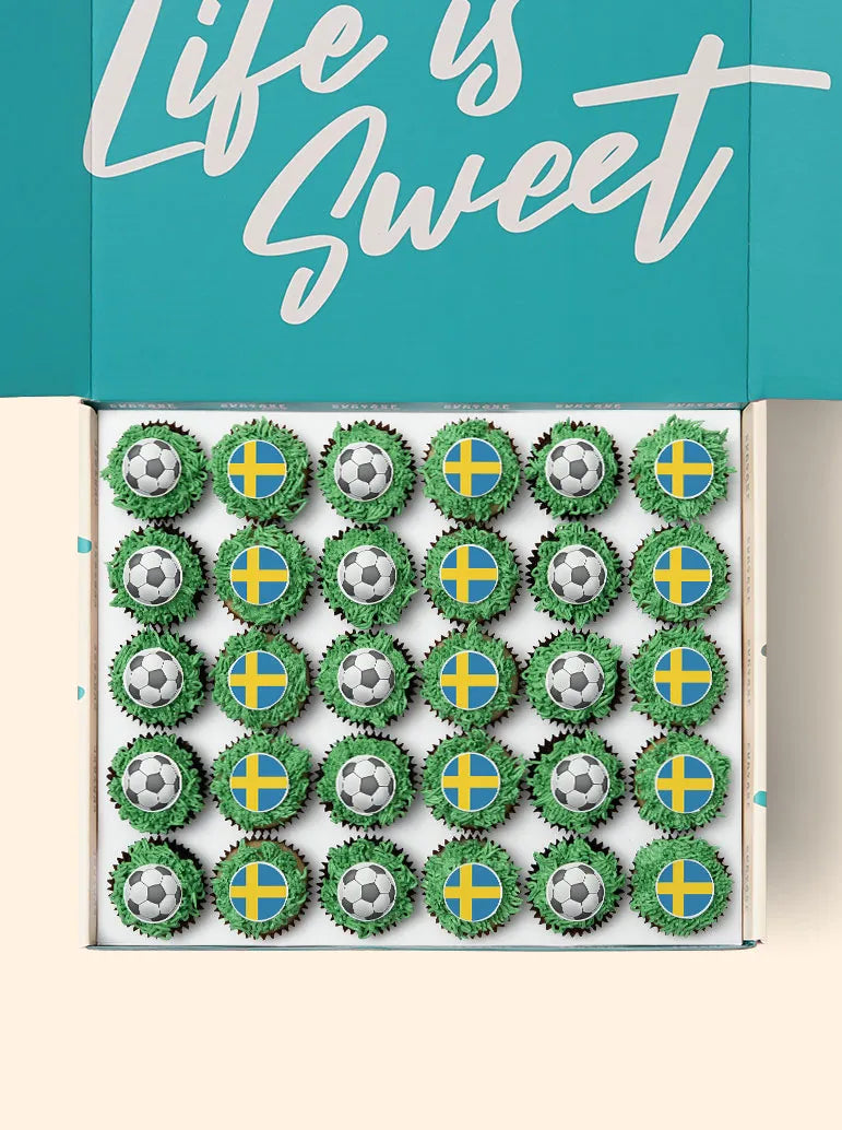 12 Sweden World Cup Cupcake Gift Box