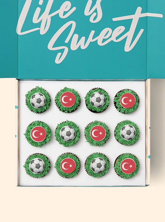 12 Türkiye World Cup Cupcake Gift Box