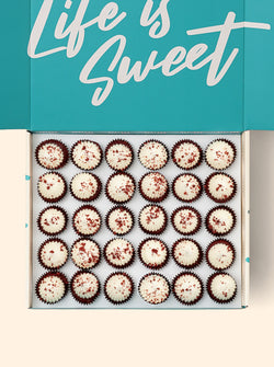 30 Red Velvet Mini Cupcake Gift Box (GF)