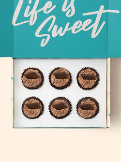 6 Double Chocolate Cupcake Gift Box (GF)