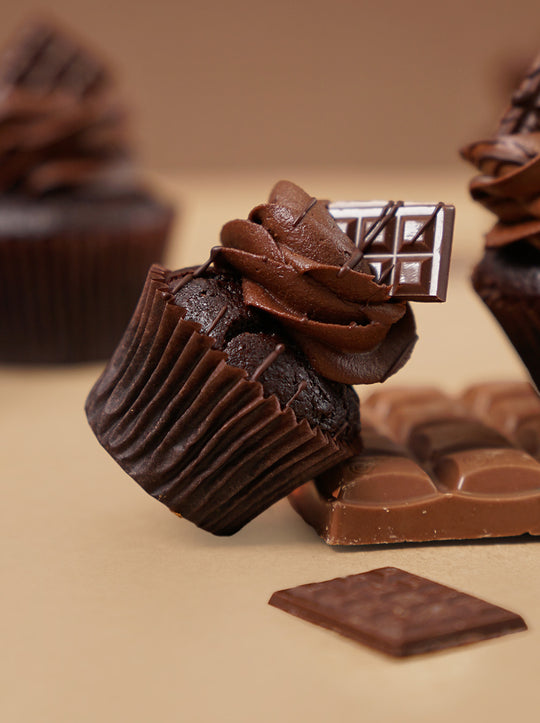 6 Double Chocolate Cupcake Gift Box (GF)