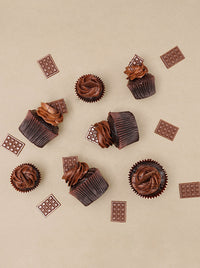 15 Double Chocolate Mini Cupcake Gift Box (GF)