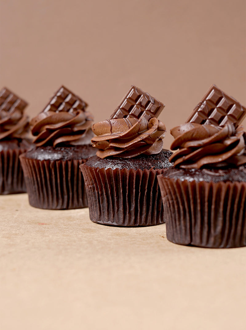 30 Double Chocolate Mini Cupcake Gift Box (GF)