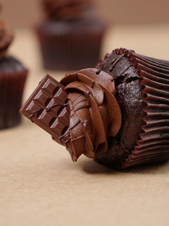 12 Double Chocolate Cupcake Gift Box (GF)