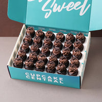 30 Double Chocolate Mini Cupcake Gift Box (GF) -  Cupcake Central