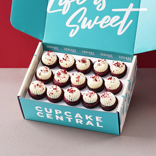 15 Red Velvet Mini Cupcake Gift Box (GF)