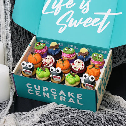 15 Halloween Mini Cupcake Gift Box