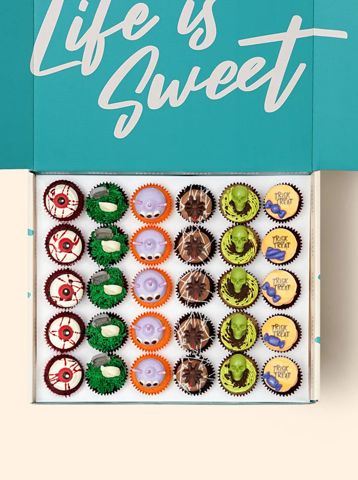 30 Halloween Mini Cupcake Gift Box