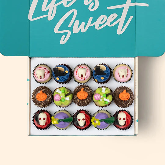 15 Halloween Mini Cupcake Gift Box