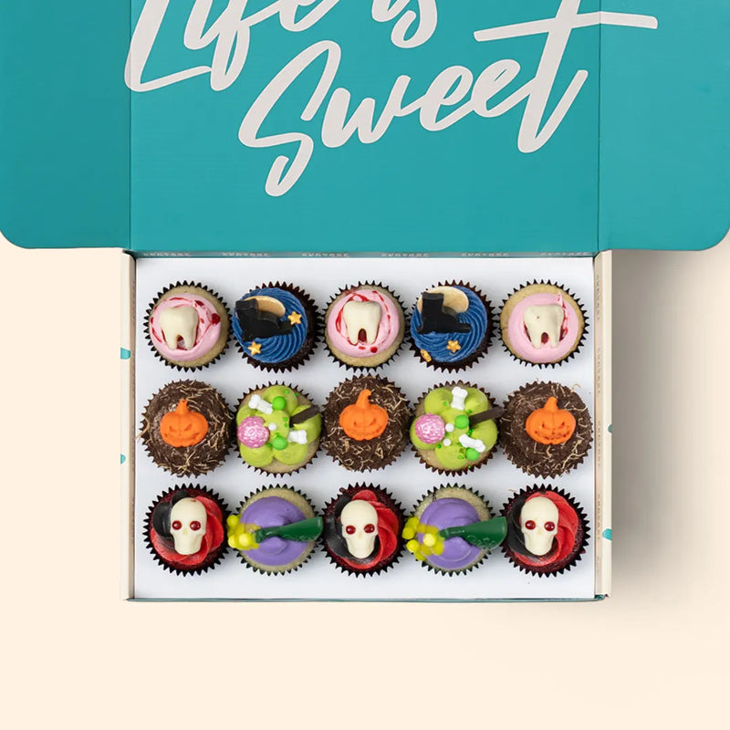 15 Halloween Mini Cupcake Gift Box