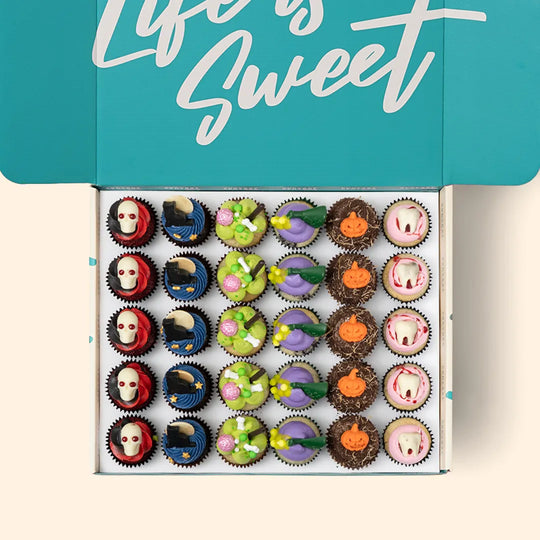 30 Halloween Mini Cupcake Gift Box