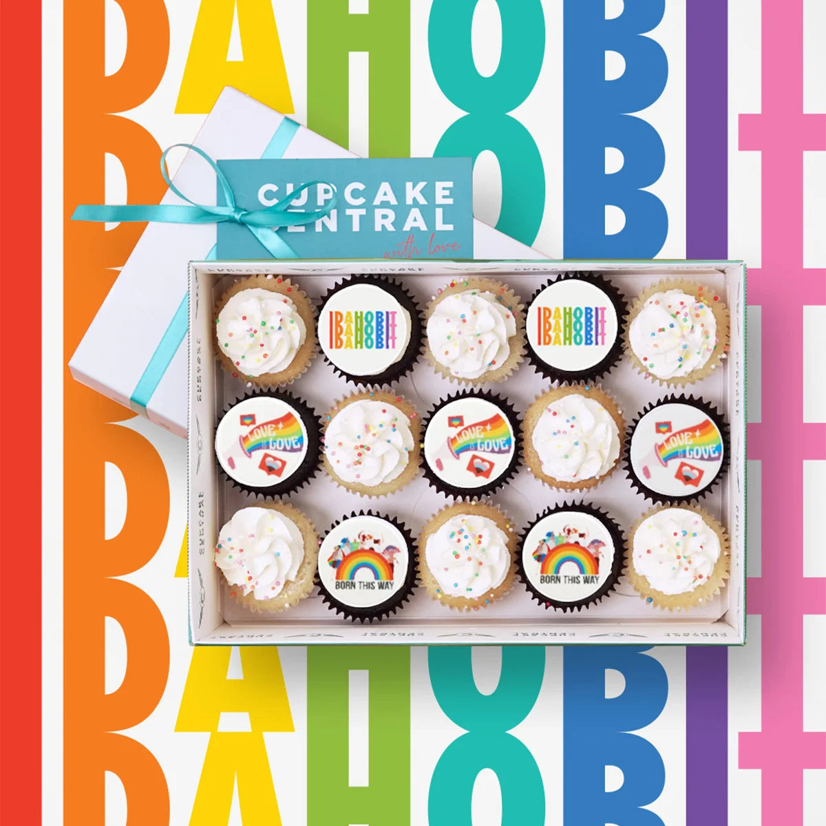 15 IDAHOBIT Mini Cupcake Gift Box -  Cupcake Central